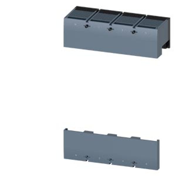 Terminal cover intermediate, 4-pole, 1 unit, accessory for: 3VA15/25 1000 image 1
