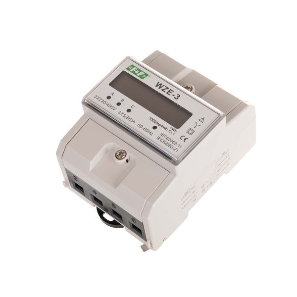 Three-phase energy consumption meter 80A, image 3