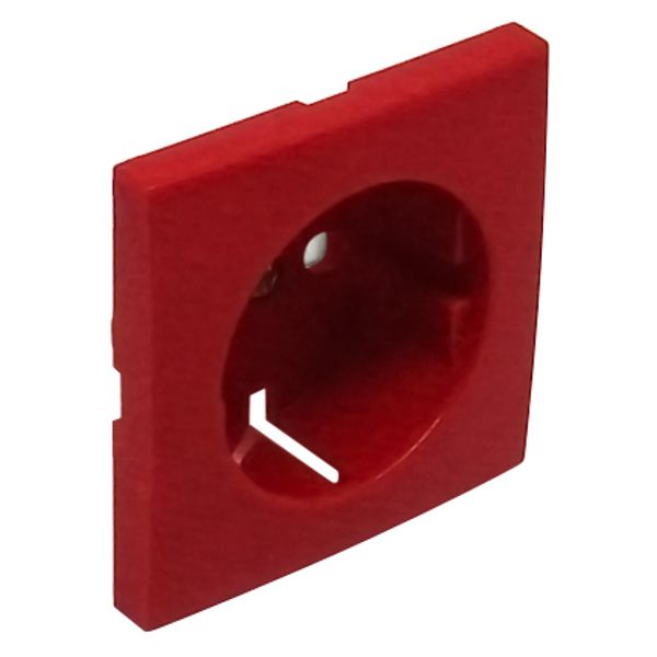 SAF COV PLAT F/EARTH SOCKET (SKO TYPE) RED image 1