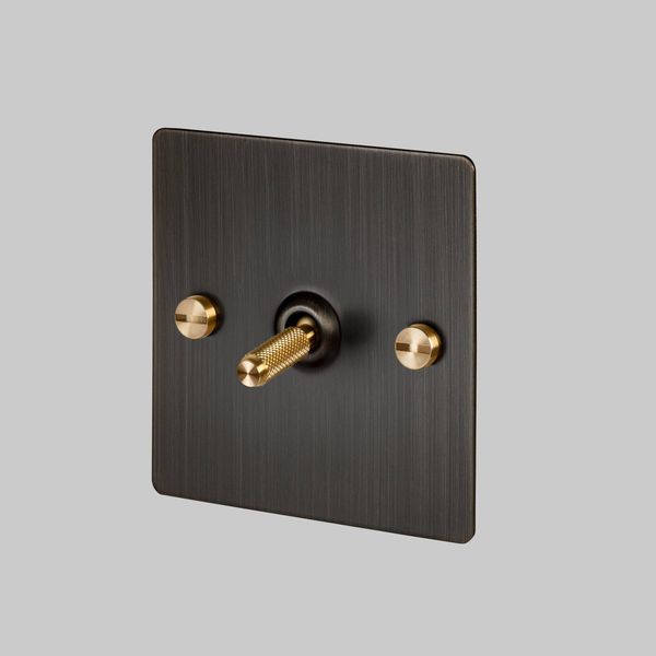 1G TOGGLE / INTERMEDIATE 3-WAY / SMOKED BRONZE / BRASS image 1