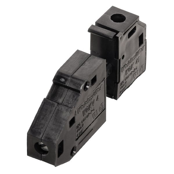 OMNIMATE Power - series WGK, Feed-through terminal, Rated cross-section: 4 mm², Screw connection, Wemid (PA), Green/yellow, Feed-through (bushing) image 2