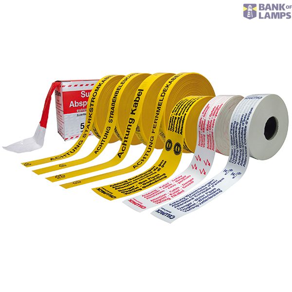 Warning tape, for warning of cable presence in case of excavation work image 1