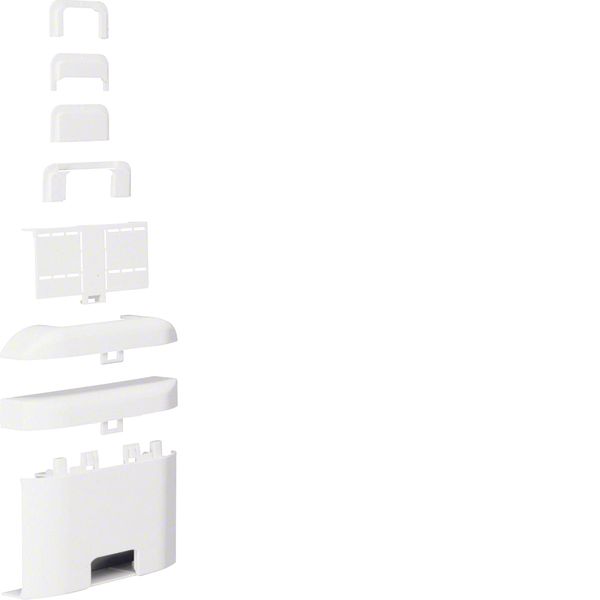 T piece for ATHEA trunking 12x50mm in pure white image 1