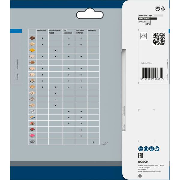 Standard for Aluminium Circular Saw Blade for Cordless Saws 165x1.8/1.3x20 T54 image 2