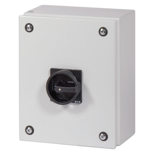 T3-4-8344/SE2/SVB-SW Main switch, T3, 32 A, surface mounting, 4 contact unit(s), 8-pole, STOP function, With black rotary handle and locking ring, Lockable in the 0 (Off) image 6