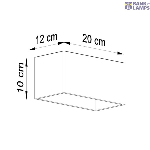 WALL LAMP QUAD MAXI GREY G9 2X40W IP20 image 4