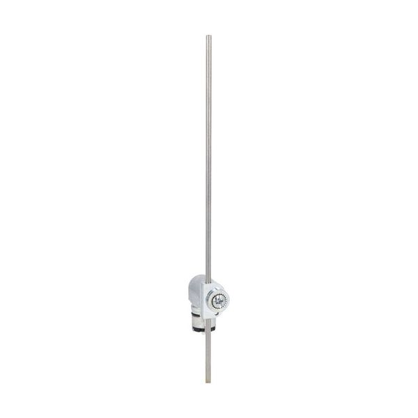 Operating heads, adjustable stainless steel rod lever image 1