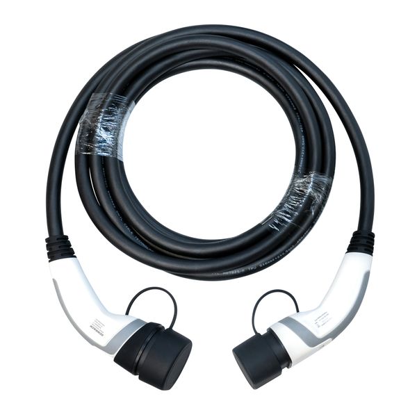 Charging cable type2 to type2, 32A 3-phase, 5m long with bag image 1