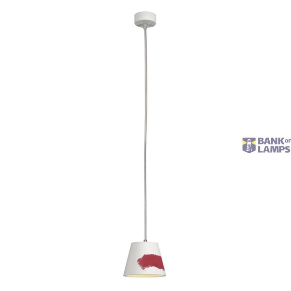 PLASTRA Cone pendulum luminaire, GX53, gypsum, trapezoid image 1