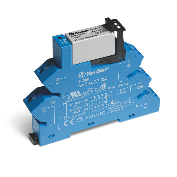 Rel. interface EMR screwless 14mm.2CO 8A/12VDC/SEN/AgNi (38.62.7.012.0050) image 2