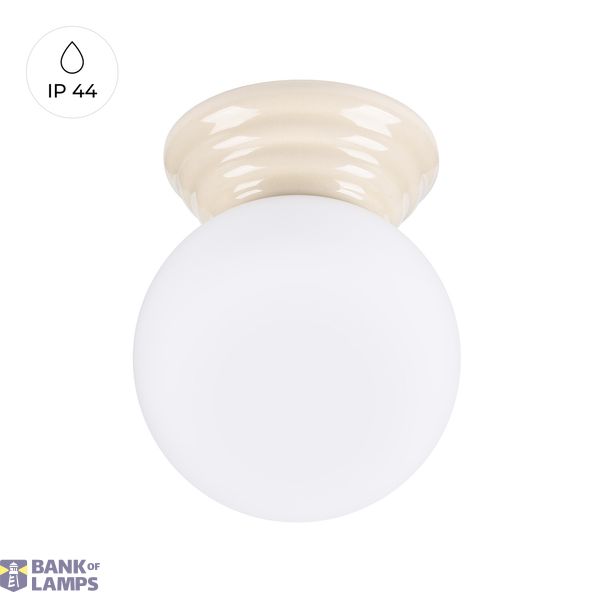 Ceiling lamp ZORI beige IP44 image 2