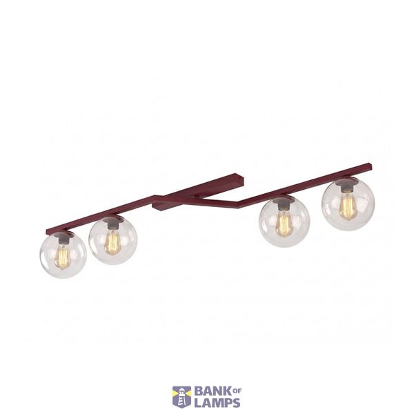 NATON 4 BURGUNDY TRANSPARENT image 1