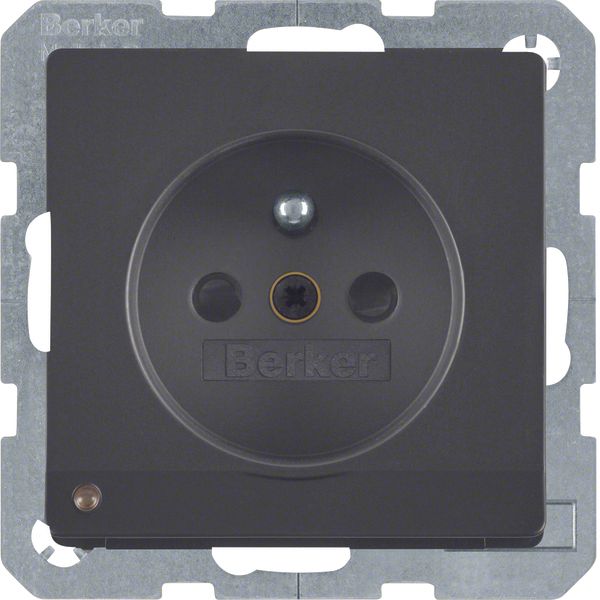 Soc.out. earth.pin+LED orient.,enhncd contact prot.,screw-in lift ,Q1/ image 1