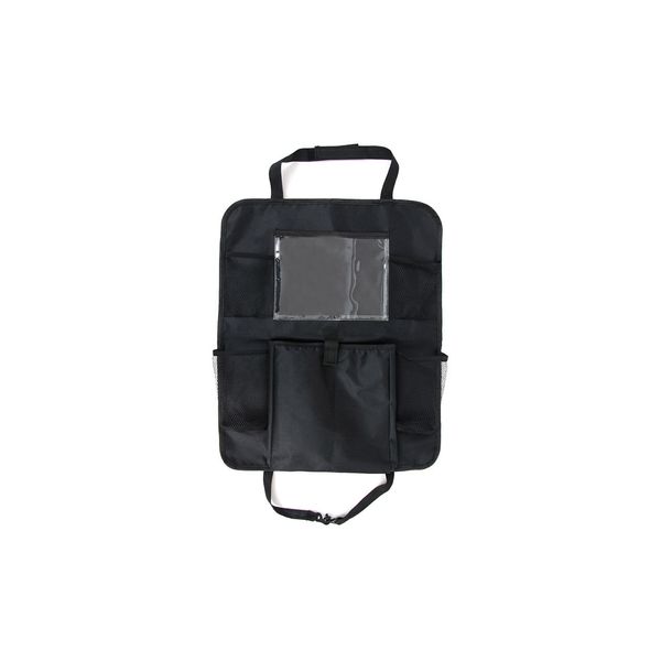 Car seat organizer with tablet pocket image 1