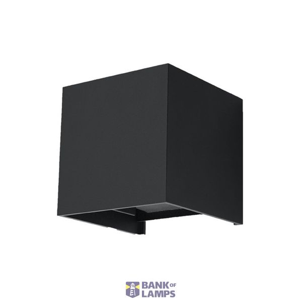LUCA WALL LAMP BLACK LED IP54 LED image 7