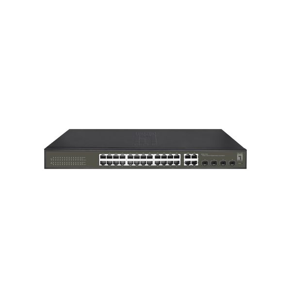 Switch Smart Lite 24xRJ45 10/100/1000 + 4xSFP/RJ45, 19" image 1