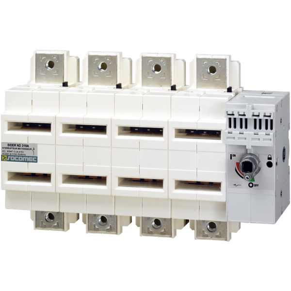Load break switch with visible contacts  SIDER 4P 315A  rightside oper image 3