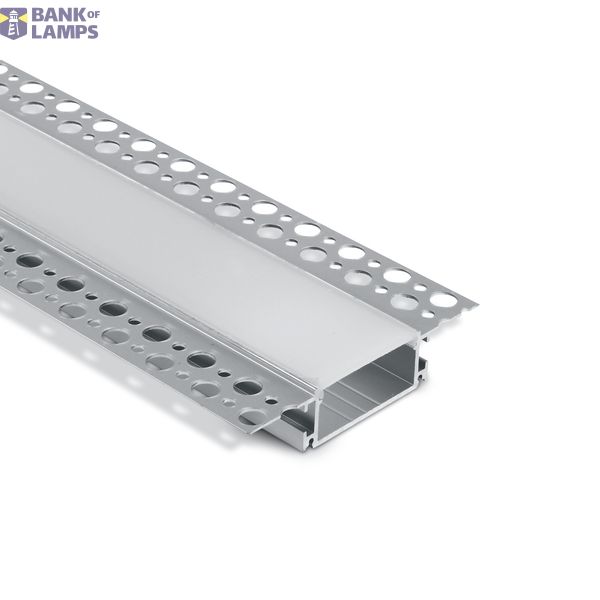 TRIMLESS PROFILE 2m FOR 37mm STRIPS PC OPAL DIFFUSER image 1