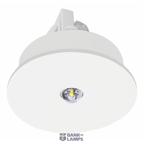 Emerg.lum.IL 1x3W ERT-LED 3h 230V AC Self C. radial recessed image 5