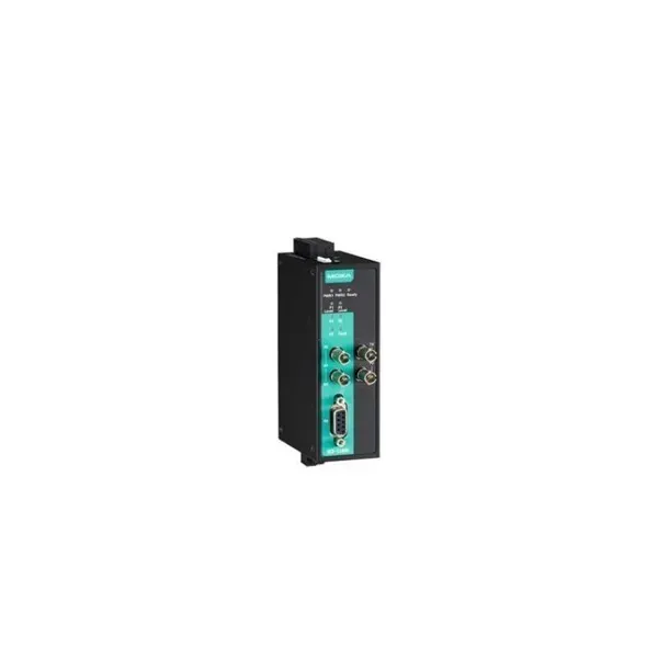 MOXA – ICF-1280I-M-ST-T – PROFIBUS to fibre optic converter, multimode, 2 ST connectors image 1