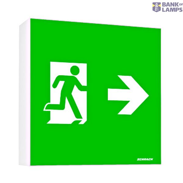 Emergency luminaire WFX SC LED IP65 3h 230V AC wall surface image 1