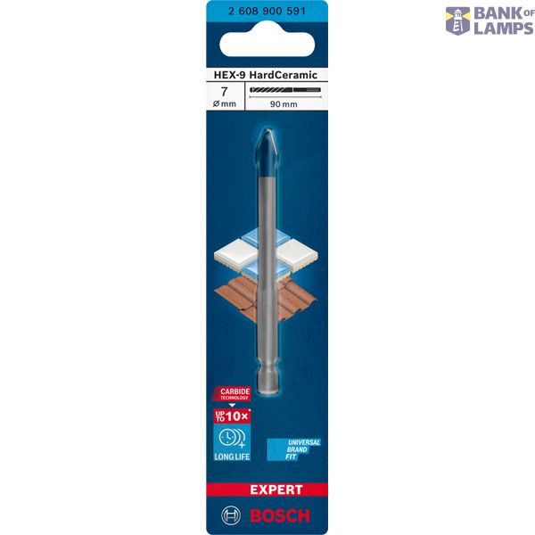 EXPERT HEX-9 HardCeramic Drill Bit 7 x 90 mm image 2