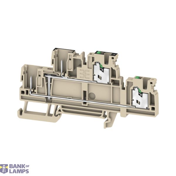Pluggable terminal, SNAP IN, dark beige, 2.5 mm², 22 A, Number of conn image 1
