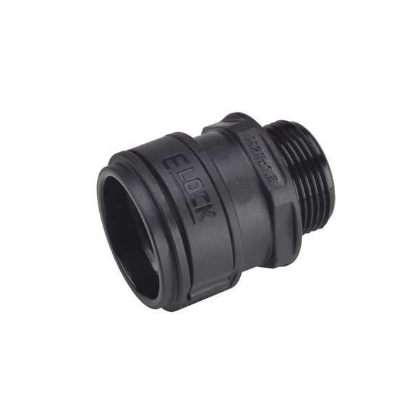 Kunststof wartel; zwart image 1