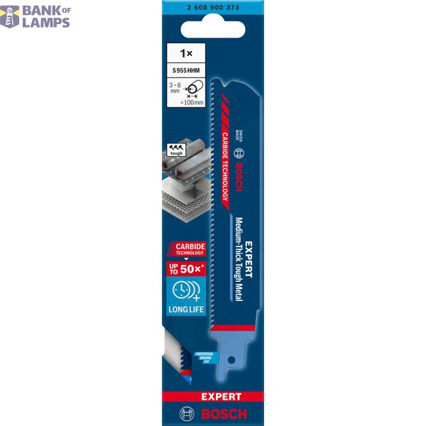 EXPERT ‘Medium-Thick Tough Metal’ S 955 HHM Reciprocating Saw Blade 1-pc image 2
