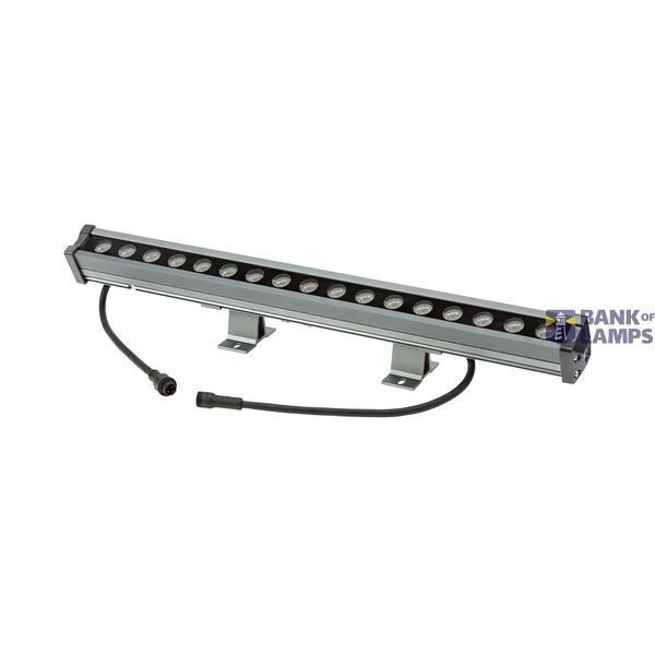 ECLAIR ELEWACYJNA 18W WW 24V 45st IP65 500x43x85mm SZARY 5 lat gw. image 1