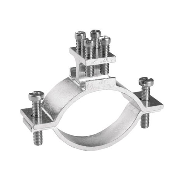 Grounding clamp 10.5 - 2'' (47.9-59.6 mm) 2 x 4 - 50 mm² wire rope - wire ø 8 mm image 1