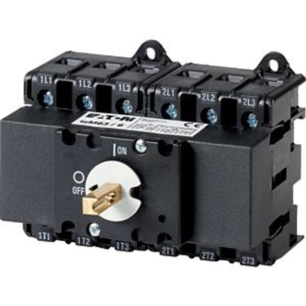 QM63/6 Switch-disconnector, QM, 50 A, 6 pole, without rotary handle, With dri image 2