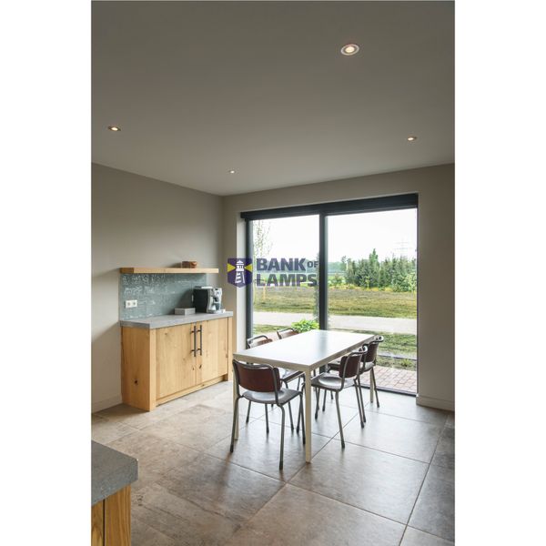 NEW TRIA® 75, recessed ceiling light, round, max. 10W GU10, aluminium image 4