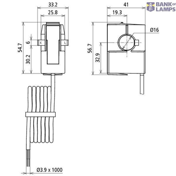 Split-core current transformer for measuring nominal primary currents  image 2