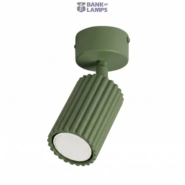 Ceiling lamp KARBON 1 olive green image 1