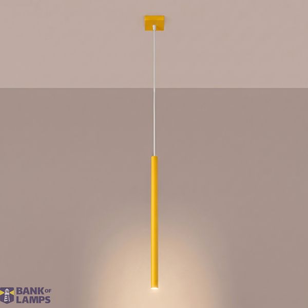 Pendant lamp PASTELO 1 yellow image 5