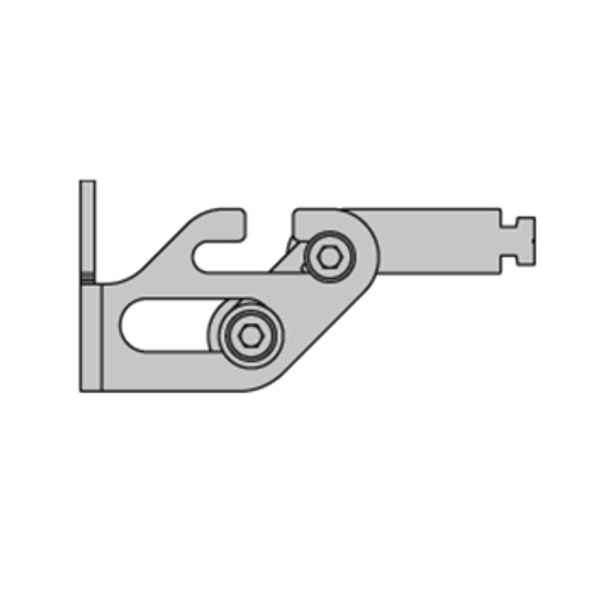 SET OF ADJUSTABLE WALL BRACKETS FOR OMBRA image 1