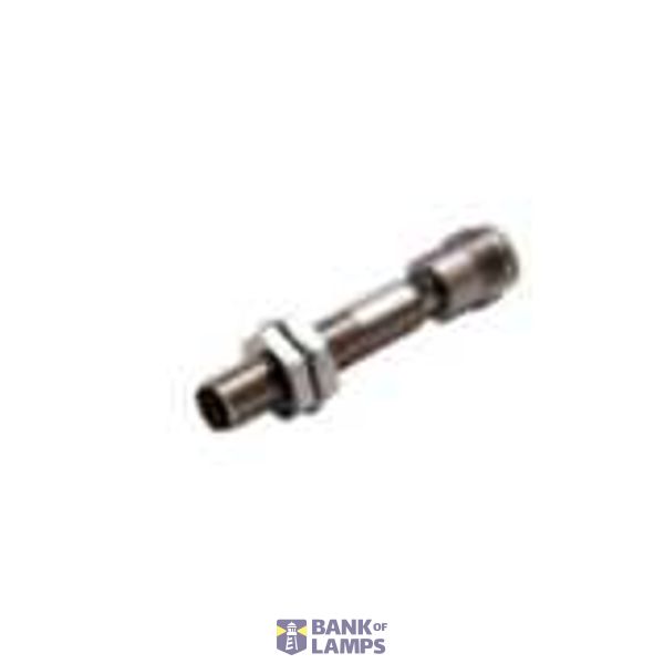 Proximity sensor, inductive, long brass body M8, shielded, 4 mm, DC, 3 image 1