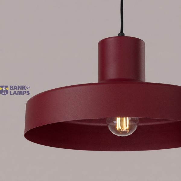 Pendant lamp BILO burgundy image 10