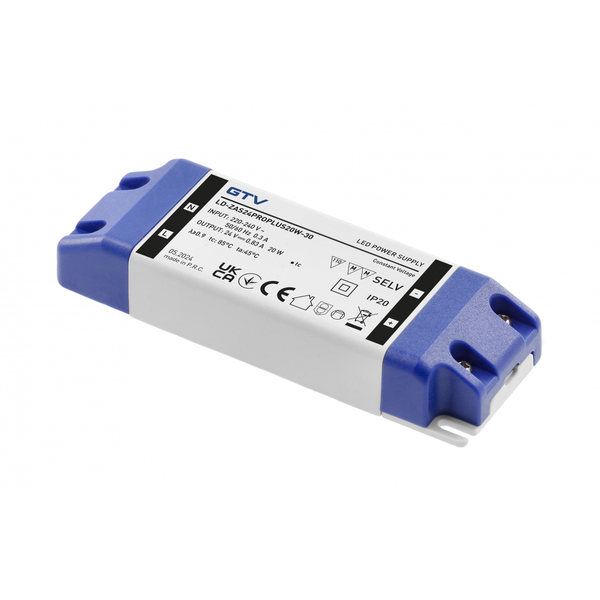 Power supply PRO+, DC24V, 20 W, input AC220-240V, IP20 image 2