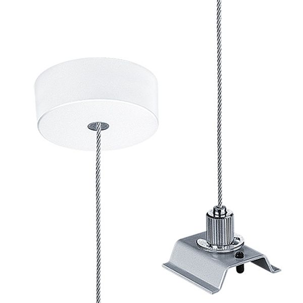 SLOIN slim ASI2 E-L SR/WH - Cord suspension incl. ceiling rose image 1