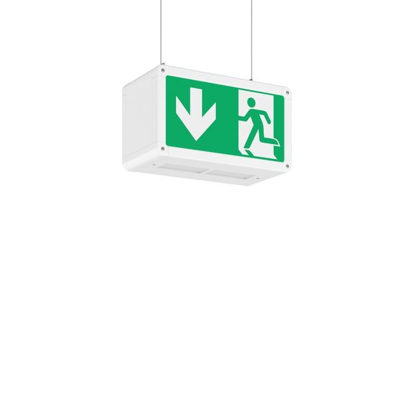 RECHTECK, 4,5 W, white, on/off Pendant luminaires, L 250 B 125 H 140,  image 1