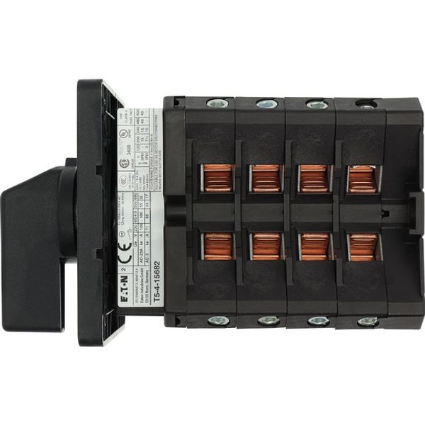T5-4-15682/E On-Off switch, 6 pole + 1 N/O + 1 N/C, 100 A, 90 °, flush mounting image 3