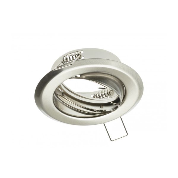 Spot luminaire housing PARMA III with adjustment, IP20, stainless steel image 1