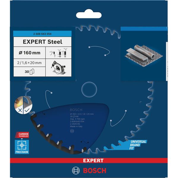 Circular saw blade Expert for Steel 160 x 20 x 2,0 mm, 30 image 2