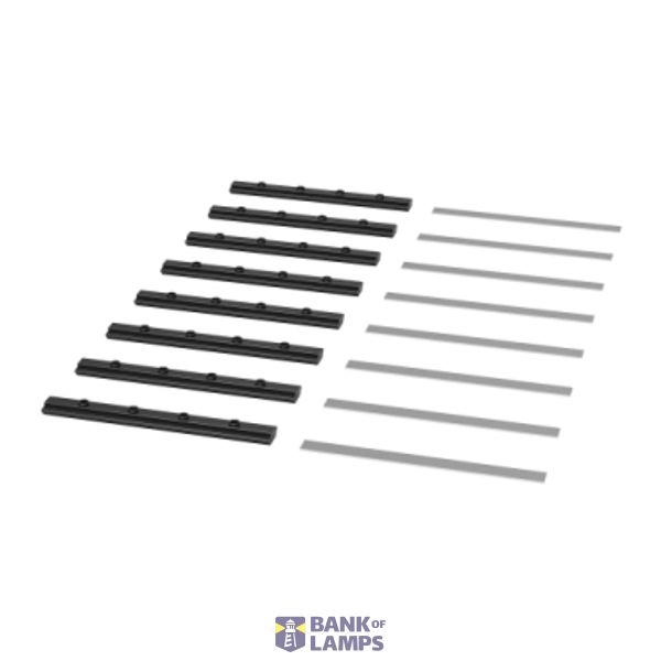 Straight Connector x8 Black image 2