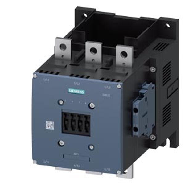 Contactor, AC-1, 690 A/690 V/40 °C, 3-pole, w/o operating mechanism, 2 NO+2 NC image 1