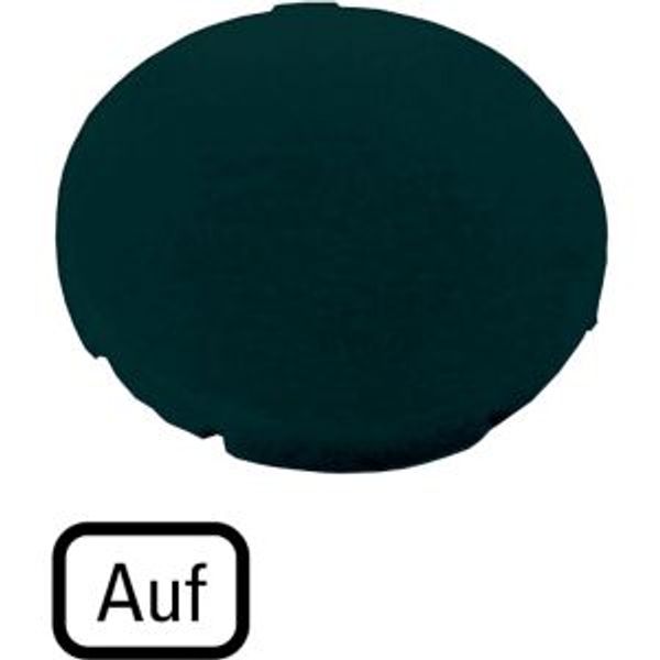 M22-XD-S-D3 Button plate, flat black, UP image 4