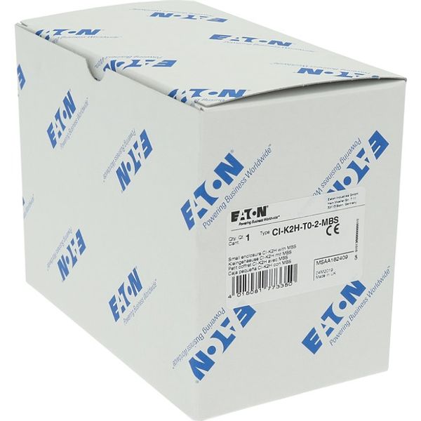CI-K2H-T0-2-MBS Insulated enclosure CI-K2H, H x W x D = 181 x 100 x 80 mm, for T0-2, hard knockout version, with mounting plate screen image 6