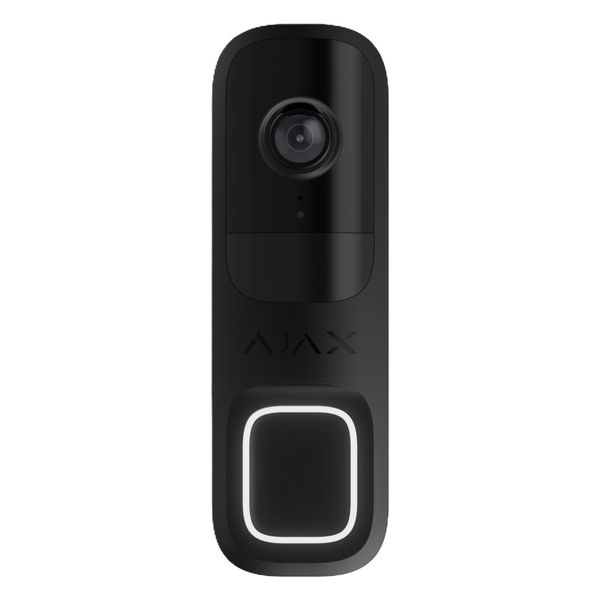 DoorBell camera 4MP 155° IR + 1 button, black image 1
